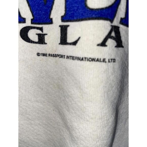 VTG Brownings Tavern Sweatshirt Mens XL Beer Lager Thrashed Crewneck 90s 1992 - Picture 4 of 16